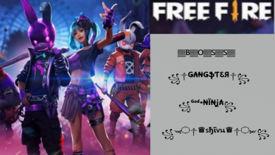 Free fire style name
