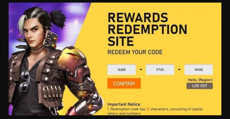 kode redeem free fire