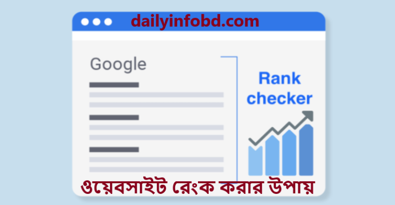 ওয়েবসাইট রেংক করার উপায়